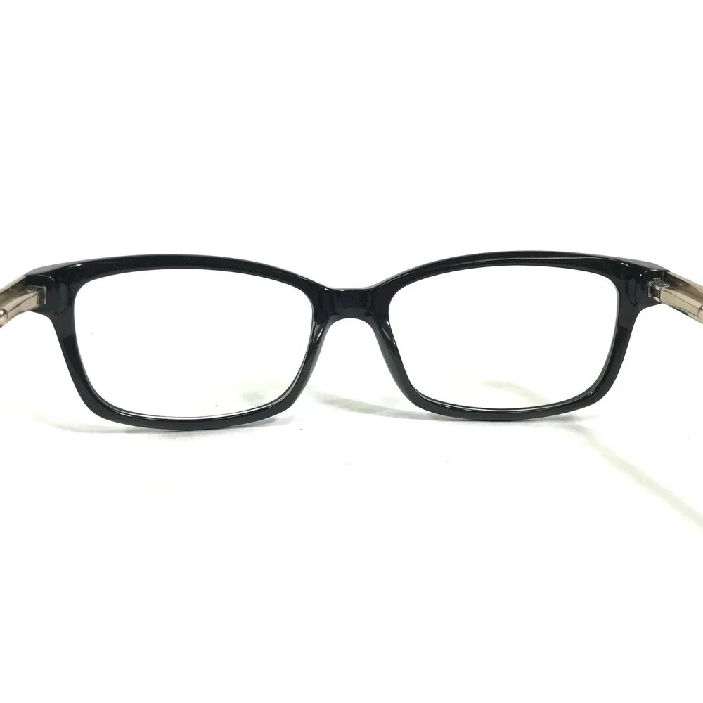 Bebe Eyeglasses Frames GORGEOUS BB5058 001 JET Brown Gold Square 52-16-135
